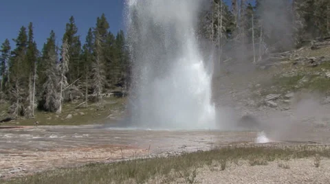 Geyser job Stock Footage 27796798