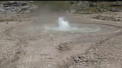 Geyser job Stock Footage 27797130