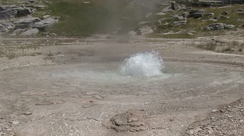 Geyser job Stock Footage 27797416