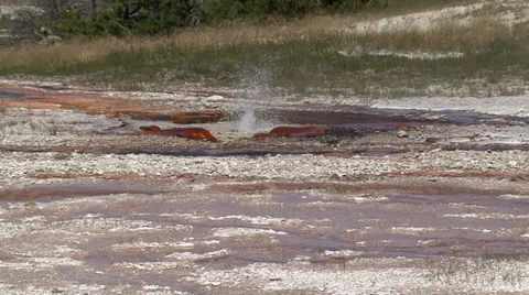 Geyser job Stock Footage 27799480