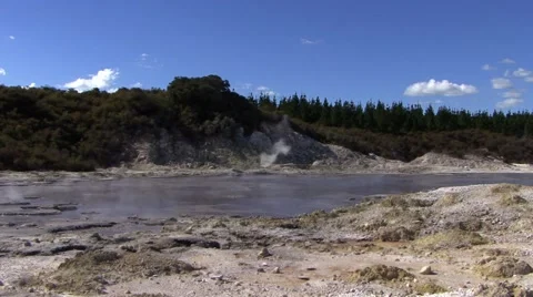 Geyser Landscape Stock Footage 43060576