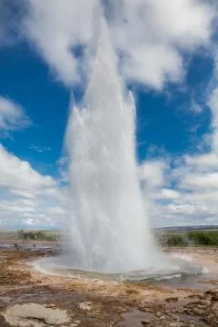 Geyser Foto stock