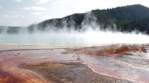 Geyser pool Stock Footage 98678248