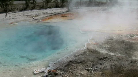 Geyser Pool-Steam Vídeos de archivo 781834