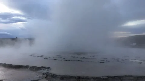 Geyser time lapse Stock Footage 202184773