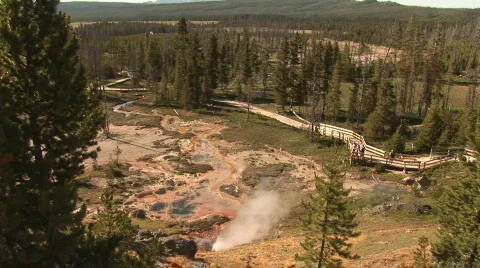 Geyser - wide Stock Footage 82477