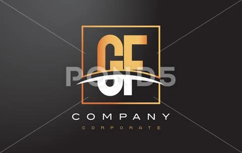 Gf Letter Type Logo Vector & Photo (Free Trial) | Bigstock