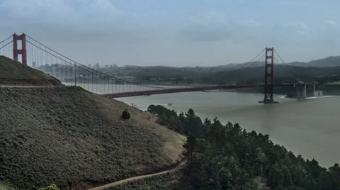 GG bridge vintage timelapse Stock Footage 36019704