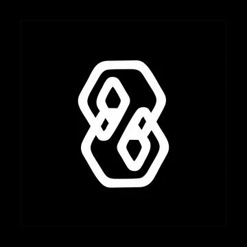 GG. GE. GOG initials circle geometric logo and vector icon Stock Illustration