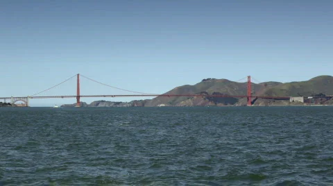 Gg_bridge_super-wide02 Stock Footage 477193