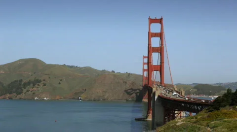 Gg_bridge_traffic03 Video stock 477311