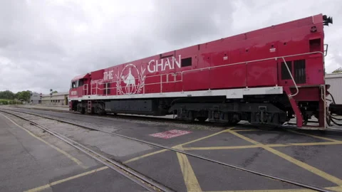 The Ghan train engine Stock Footage 280290805
