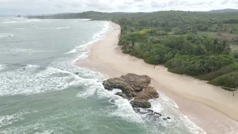 GHANA BEACH ROCKS Stock Footage 157237524