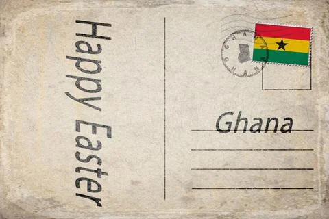 Ghana Easter Sunday Background Stock Illustration