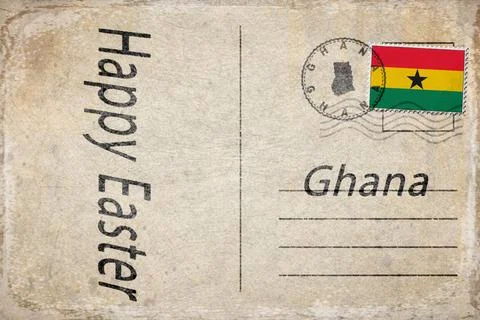 Ghana Easter Sunday Background Stock Illustration