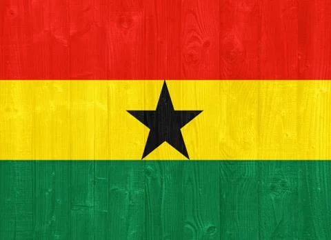 Ghana flag Stock Photos