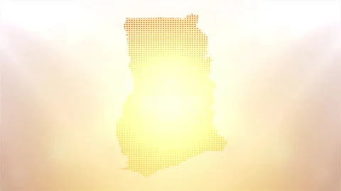 Ghana Map Opener Stock Footage 247890692