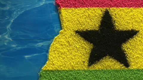 Ghana map - zoom 動画素材 11939088