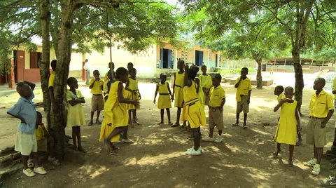 GHANA PAKRO STUDENTS AT PLAY Stock Footage 57830027