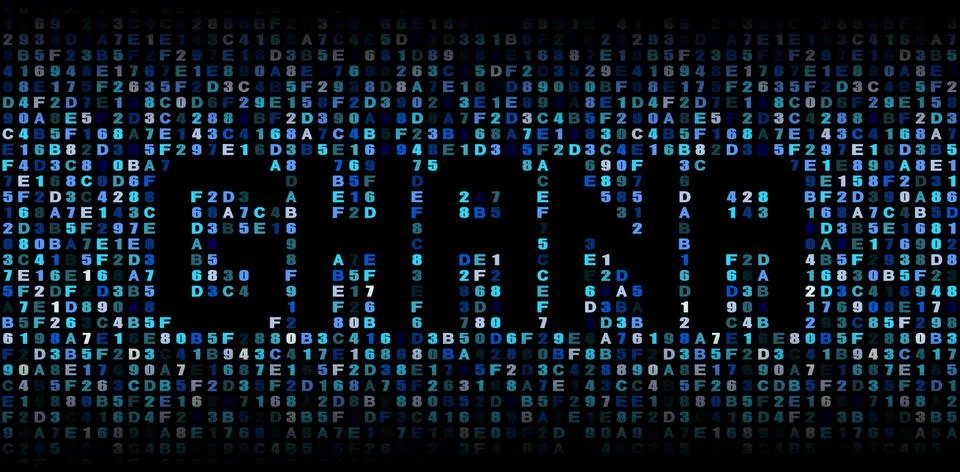 Ghana text on hex code illustration Illustrazione stock