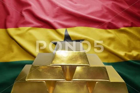 Ghanaian gold reserves Stock Photos