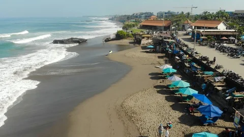 Ghanggu beach on Bali Stock Footage 90482671