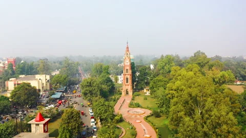 Ghanta ghar clock tower india Stock Footage 151574570