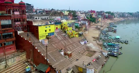 Ghats of varanasi UP India Stock-Footage 278208784