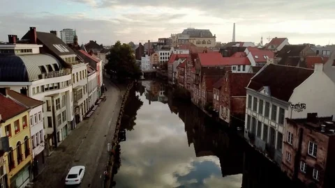 GHent Arial Stockbeeldmateriaal 80950388