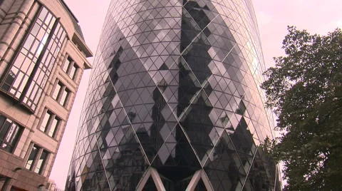 Gherkin building base Stockbeeldmateriaal 912202
