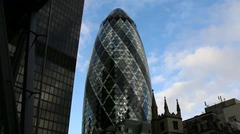 The Gherkin Stock Footage 38834636