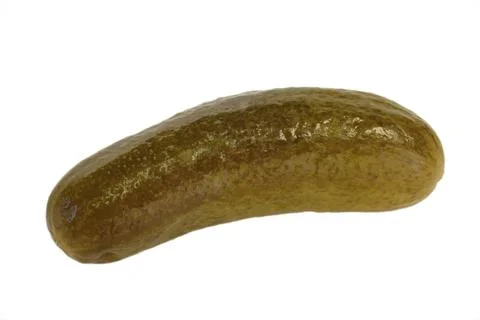 Gherkin on a white background Stock Photos