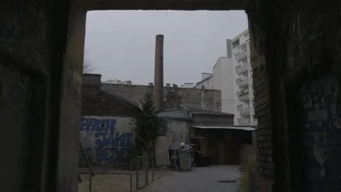 A Ghetto chimney 4K Stock Footage 147128019