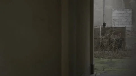 Ghetto courtyard 4K Stock Footage 146859875