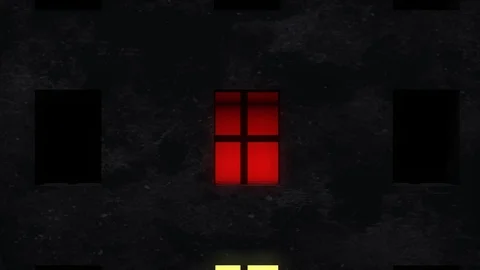 A ghetto district building in a night time. Stock Footage 120511013