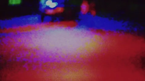 Ghetto streets dynamic hyper lapse. Big dirty city location. Stock-Footage 106540446