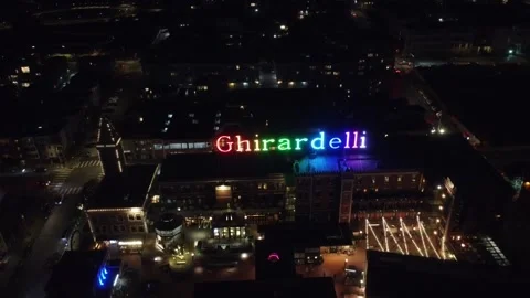 Ghirardelli sign Video stock 199881665