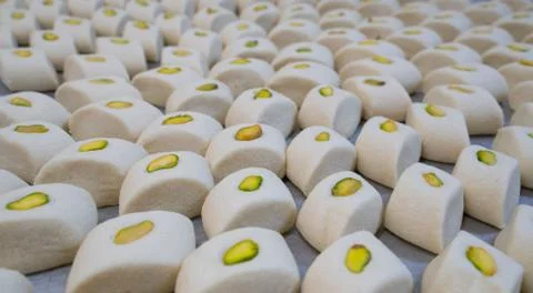 Ghorayeba sweets. Eid eats. Cookies of El Fitr Islamic Feast. Ramadan sweets  Photos