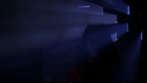 Ghost Appears and Walks Towards Us Video stock 82596167