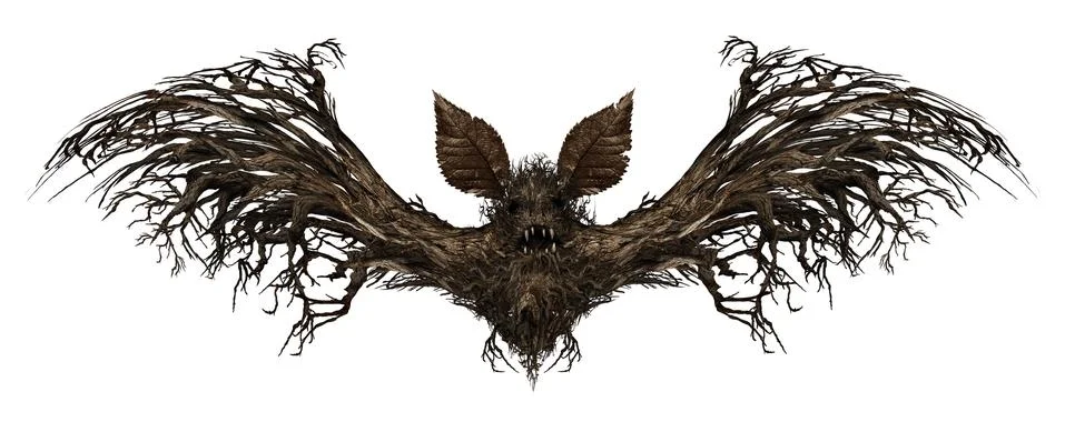 Ghost Bat Stock Illustration