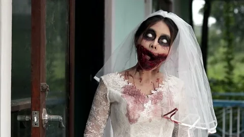 Ghost bride 22 Video stock 219240964