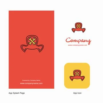 Ghost cap  Company Logo App Icon and Splash Page Design. Creative Business Ap Illustrazione stock