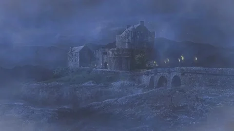 The Ghost Castle Stock Footage 171079177
