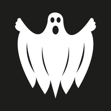Ghost Character Illustration Illustrazione stock