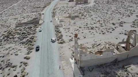 Ghost city in the death valley Stock Footage 231233741