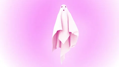 Ghost Cloth Loop Stock Footage 205129695