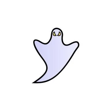 Ghost color gradient vector icon Stock Illustration
