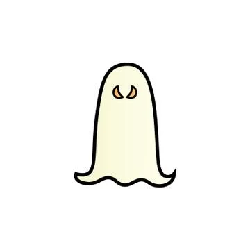 Ghost color gradient vector icon 스톡 일러스트