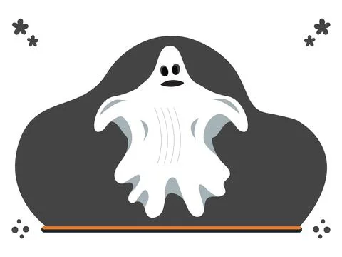 Ghost Concept Illustration Stock Illustration