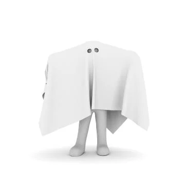 Ghost costume Stock Illustration